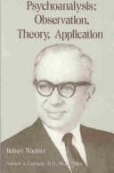Tapa de Psychoanalysis: Observation, Theory, Application