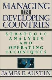 Tapa de Managing in Developing Countries