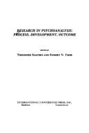 Tapa de Research in psychoanalysis
