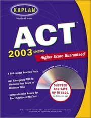Tapa de Kaplan ACT 2003 with CD-ROM