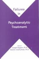Tapa de Failures in psychoanalytic treatment