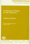 Tapa de A Structural theory of the emotions