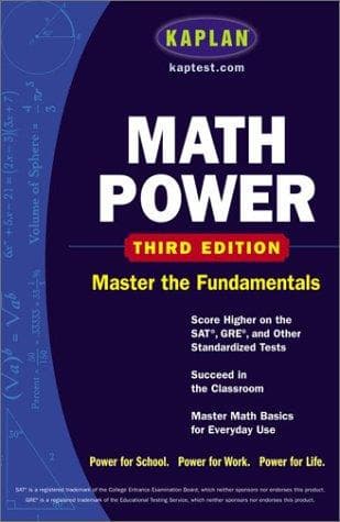 Tapa de Kaplan Math Power, Third Edition