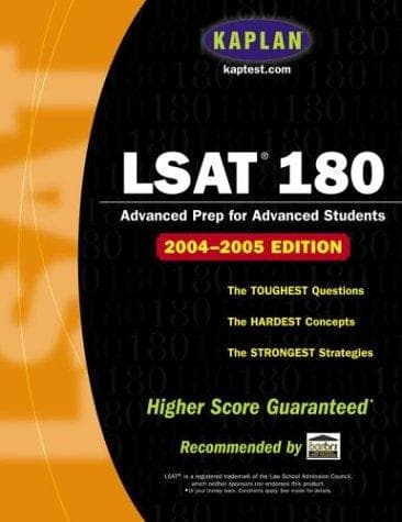 Tapa de LSAT 180, 2004 Edition