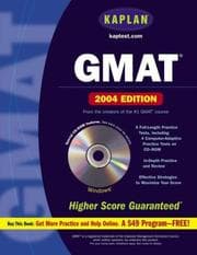 Tapa de Kaplan GMAT 2004 with CD-ROM