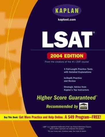 Tapa de Kaplan LSAT 2004