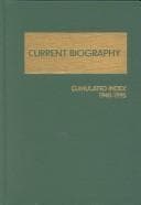 Tapa de Current biography