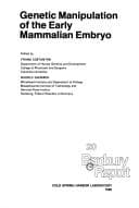 Tapa de Genetic manipulation of the early mammalian embryo