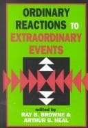 Tapa de Ordinary reactions to extraordinary events