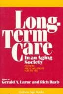 Tapa de Long-term care in an aging society