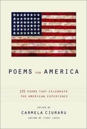 Tapa de Poems for America