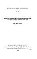 Tapa de Revolutions and Interventions in Hungary and Its Neighbor States 1918-19