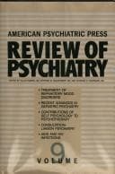 Tapa de American Psychiatric Press Review of Psychiatry