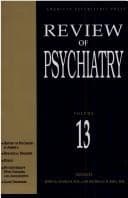 Tapa de Review of Psychiatry, vol 13