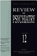 Tapa de American Psychiatric Press Review of Psychiatry
