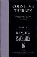 Tapa de Cognitive Therapy Review Of Psychiatry (American Psychiatric Press Review of Psychiatry)