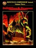 Tapa de Monstrous Compendium Annual, Vol. 3