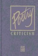 Tapa de Poetry Criticism