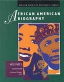 Tapa de African American Biography Volume 5.