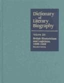 Tapa de British Rhetoricians and Logicians, 1500-1660