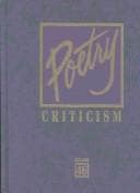 Tapa de Poetry Criticism