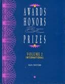 Tapa de Awards Honors & Prizes
