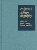 Tapa de Arabic literary culture, 500-925