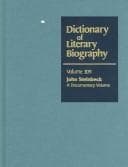 Tapa de Dictionary of Literary Biography
