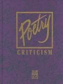 Tapa de Poetry Criticism