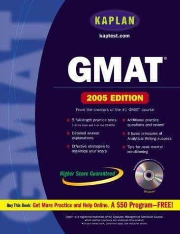 Tapa de Kaplan GMAT 2005 with CD-ROM