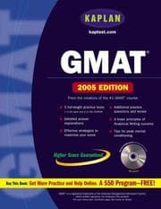 Tapa de Kaplan GMAT 2005 with CD-ROM