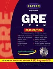 Tapa de Kaplan GRE Exam 2005 With CD-ROM