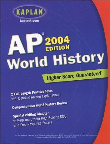 Tapa de Kaplan AP World History 2004