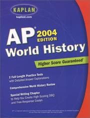 Tapa de Kaplan AP World History 2004