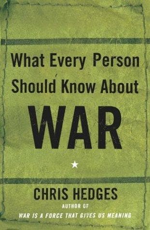 Tapa de What every person should know about war