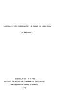 Tapa de Centrality and commonality