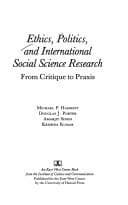Tapa de Ethics, Politics, and International Social Science Research