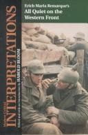 Tapa de Erich Maria Remarque's All quiet on the western front
