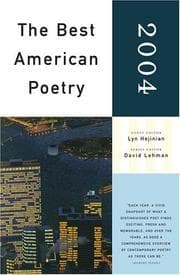 Tapa de The Best American Poetry 2004