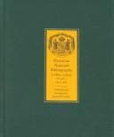 Tapa de Hawaiian National Bibliography 1780-1900 (Hawaiian National Bibliography)
