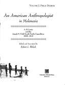 Tapa de An American anthropologist in Melanesia