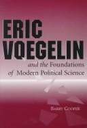 Tapa de Eric Voegelin and the foundations of modern political science