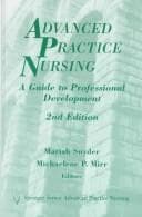 Tapa de Advanced practice nursing
