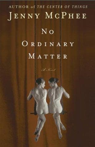 Tapa de No ordinary matter