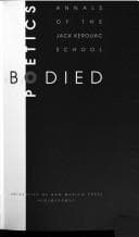 Tapa de Disembodied poetics