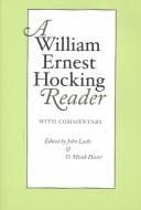 Tapa de William Ernest Hocking Reader