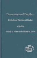 Tapa de Dimensions of baptism