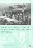 Tapa de Books and Their Readers in Eighteenth Century England