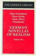 Tapa de German novellas of realism