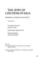 Tapa de The Jews of Czechoslovakia
